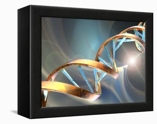 DNA Molecule, Artwork-Laguna Design-Framed Premier Image Canvas