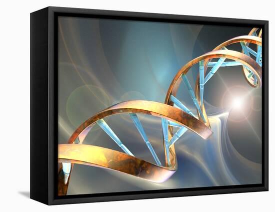 DNA Molecule, Artwork-Laguna Design-Framed Premier Image Canvas