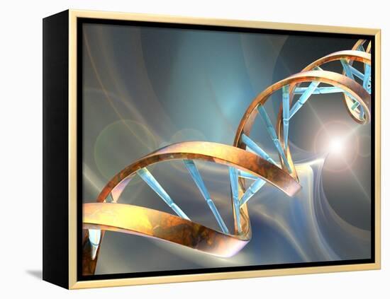 DNA Molecule, Artwork-Laguna Design-Framed Premier Image Canvas