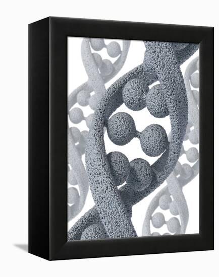 DNA Molecule, Artwork-David Mack-Framed Premier Image Canvas