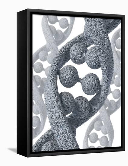 DNA Molecule, Artwork-David Mack-Framed Premier Image Canvas