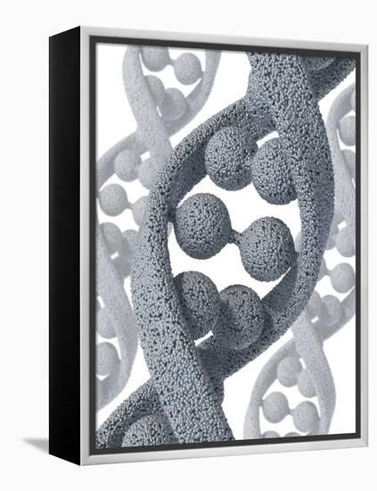 DNA Molecule, Artwork-David Mack-Framed Premier Image Canvas