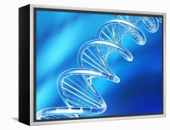 DNA Molecule, Artwork-PASIEKA-Framed Premier Image Canvas