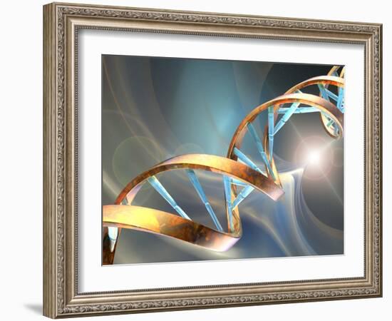 DNA Molecule, Artwork-Laguna Design-Framed Photographic Print