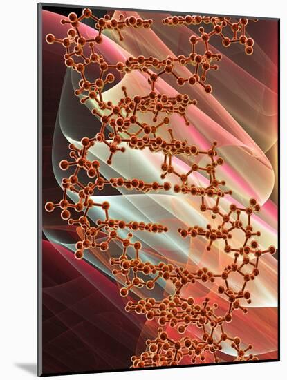 DNA Molecule, Artwork-Laguna Design-Mounted Photographic Print