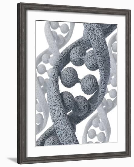 DNA Molecule, Artwork-David Mack-Framed Photographic Print