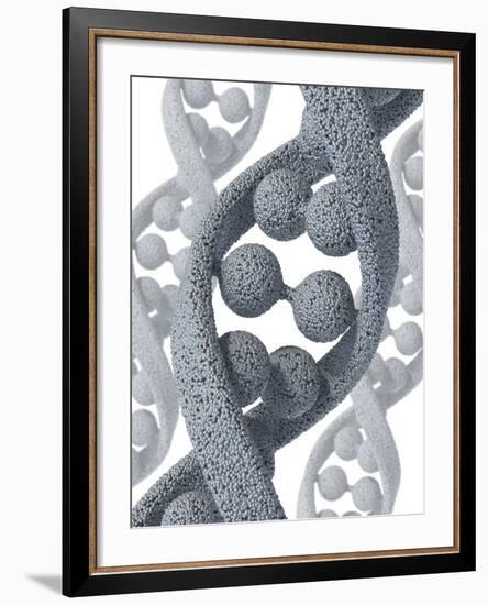 DNA Molecule, Artwork-David Mack-Framed Photographic Print