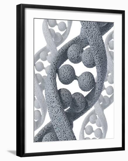 DNA Molecule, Artwork-David Mack-Framed Photographic Print