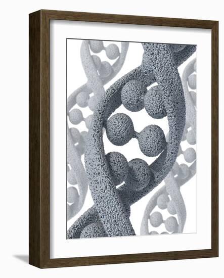 DNA Molecule, Artwork-David Mack-Framed Photographic Print