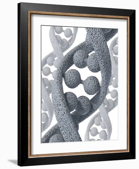 DNA Molecule, Artwork-David Mack-Framed Photographic Print