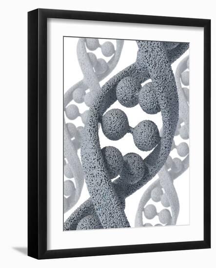 DNA Molecule, Artwork-David Mack-Framed Photographic Print