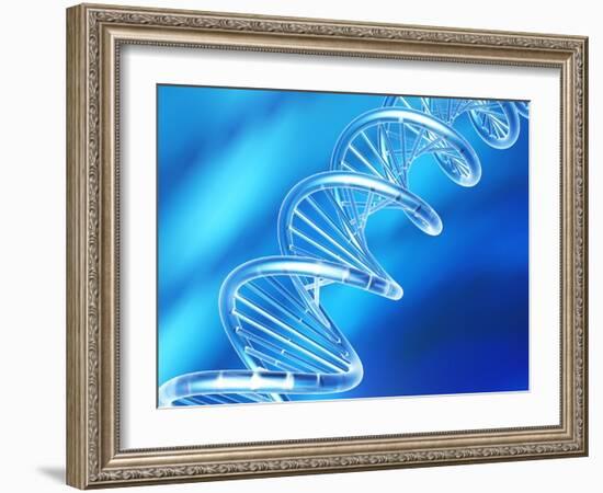 DNA Molecule, Artwork-PASIEKA-Framed Photographic Print