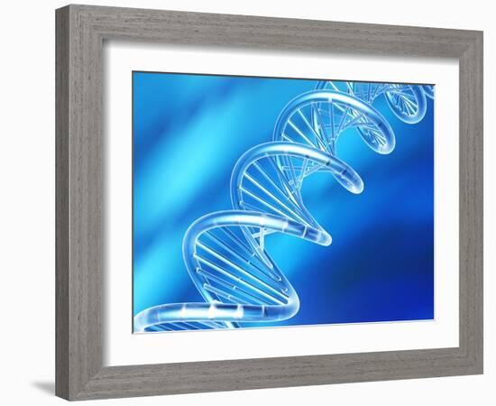 DNA Molecule, Artwork-PASIEKA-Framed Photographic Print