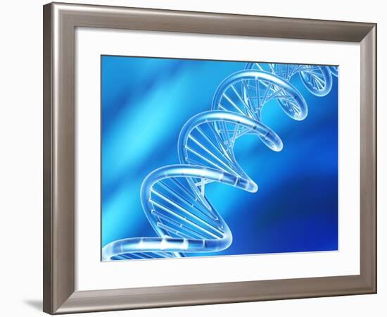 DNA Molecule, Artwork-PASIEKA-Framed Photographic Print