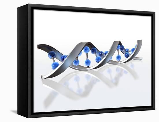 DNA Molecule-David Mack-Framed Premier Image Canvas