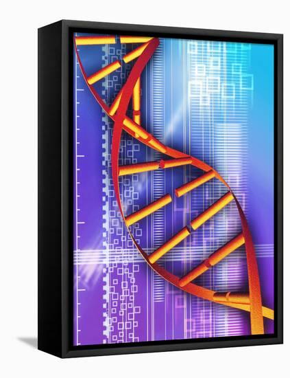 DNA Molecule-PASIEKA-Framed Premier Image Canvas