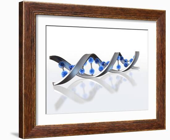 DNA Molecule-David Mack-Framed Photographic Print