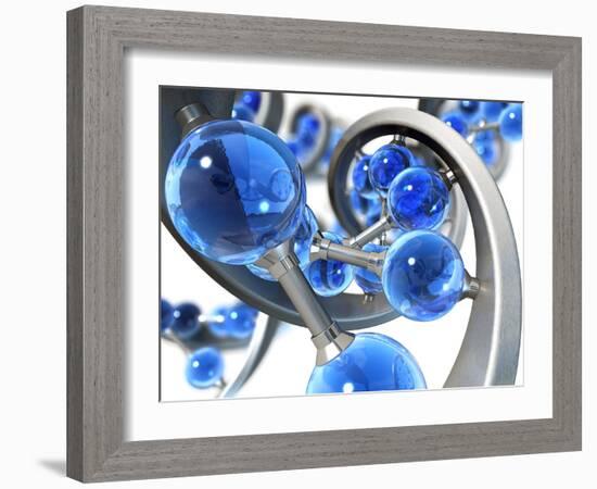 DNA Molecule-David Mack-Framed Photographic Print