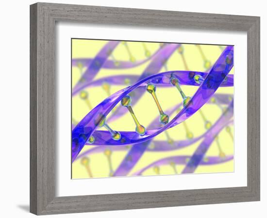 DNA Molecule-David Mack-Framed Photographic Print