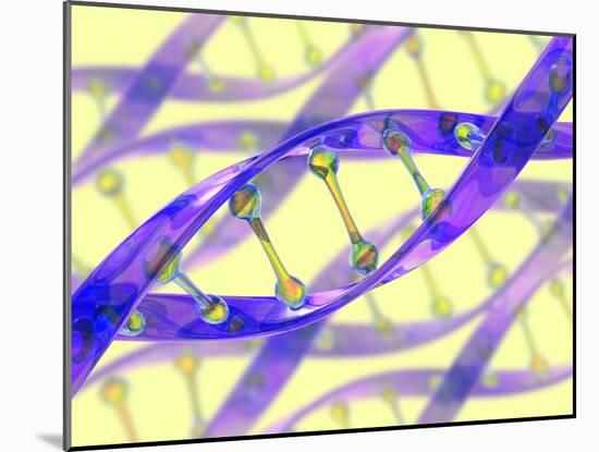 DNA Molecule-David Mack-Mounted Photographic Print