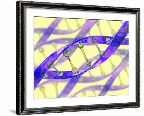 DNA Molecule-David Mack-Framed Photographic Print