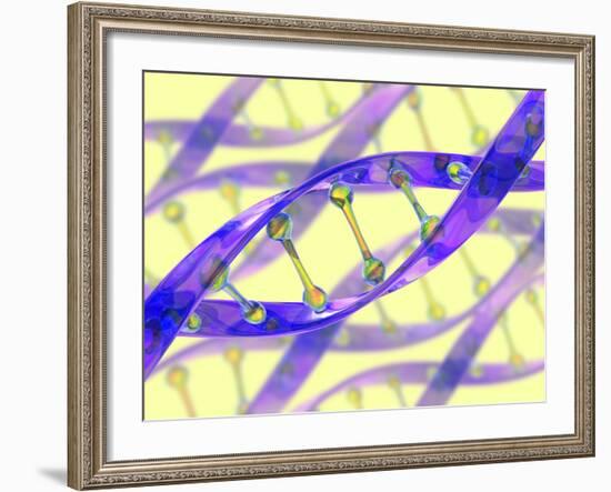 DNA Molecule-David Mack-Framed Photographic Print