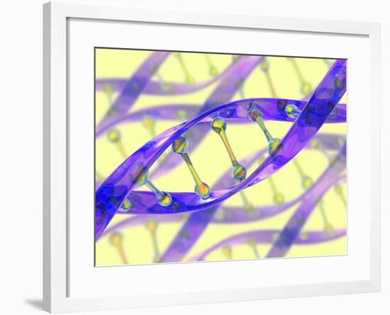 DNA Molecule-David Mack-Framed Photographic Print