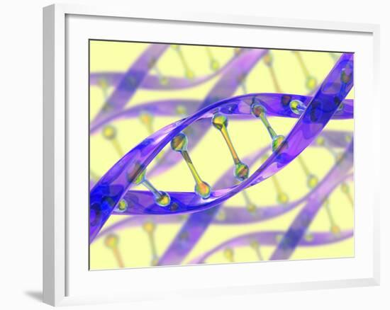 DNA Molecule-David Mack-Framed Photographic Print