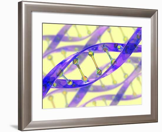 DNA Molecule-David Mack-Framed Photographic Print