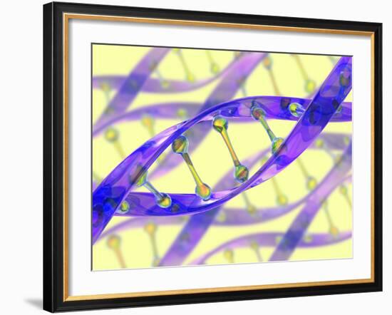 DNA Molecule-David Mack-Framed Photographic Print