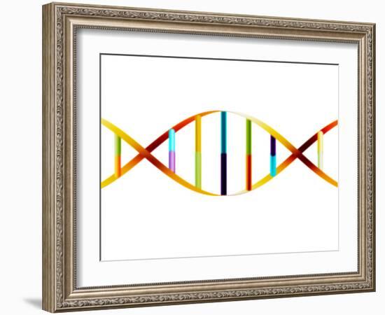 DNA Molecule-PASIEKA-Framed Photographic Print