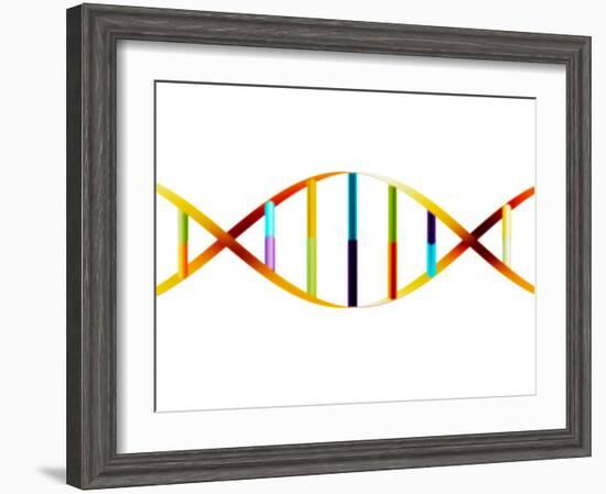 DNA Molecule-PASIEKA-Framed Photographic Print