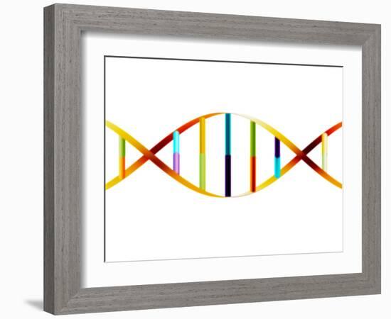 DNA Molecule-PASIEKA-Framed Photographic Print