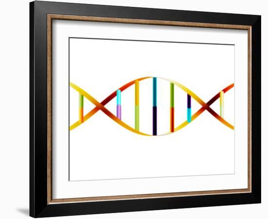 DNA Molecule-PASIEKA-Framed Photographic Print