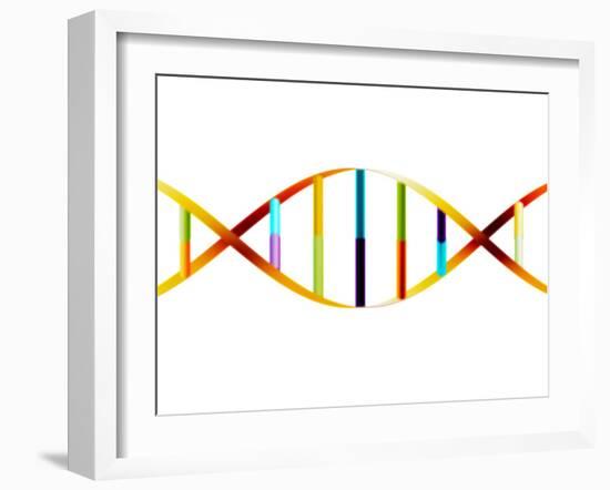 DNA Molecule-PASIEKA-Framed Photographic Print