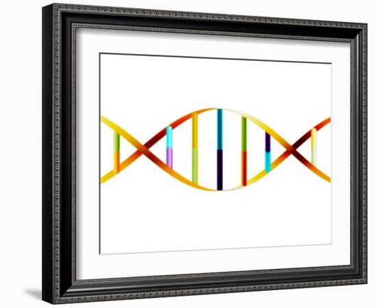 DNA Molecule-PASIEKA-Framed Photographic Print