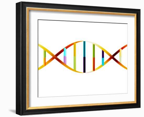 DNA Molecule-PASIEKA-Framed Photographic Print