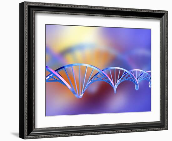 DNA Molecule-PASIEKA-Framed Photographic Print