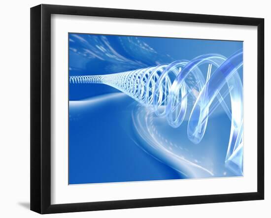 DNA Molecule-PASIEKA-Framed Photographic Print