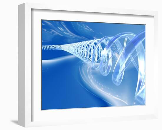 DNA Molecule-PASIEKA-Framed Photographic Print