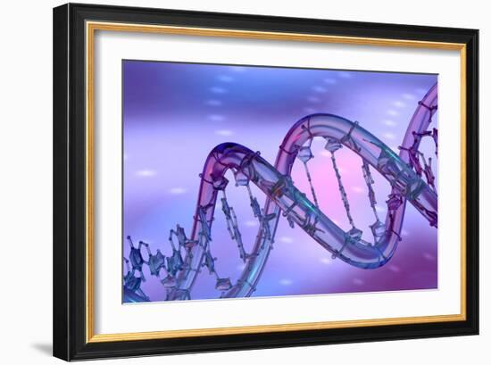 DNA Molecule-PASIEKA-Framed Photographic Print