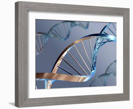 DNA Molecules-PASIEKA-Framed Photographic Print