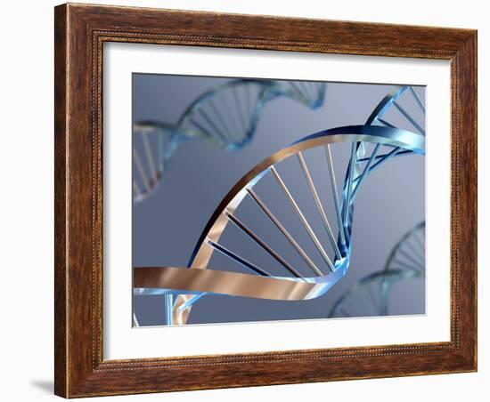 DNA Molecules-PASIEKA-Framed Photographic Print