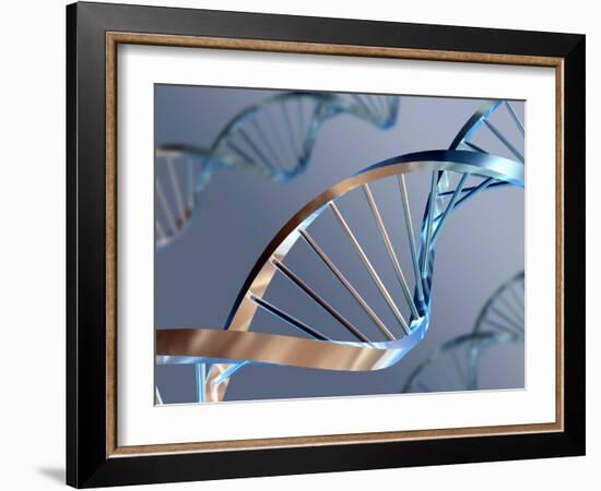 DNA Molecules-PASIEKA-Framed Photographic Print