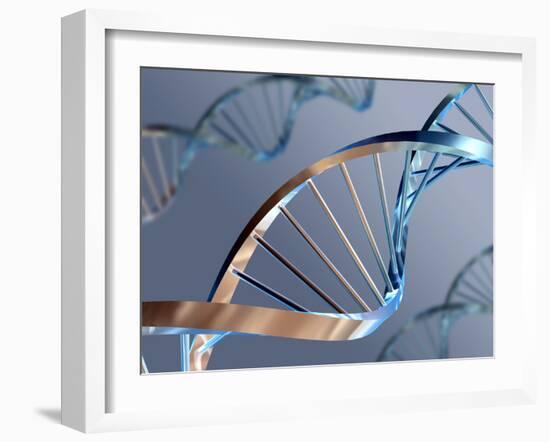 DNA Molecules-PASIEKA-Framed Photographic Print