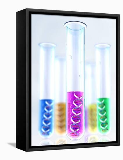 DNA Research-David Mack-Framed Premier Image Canvas