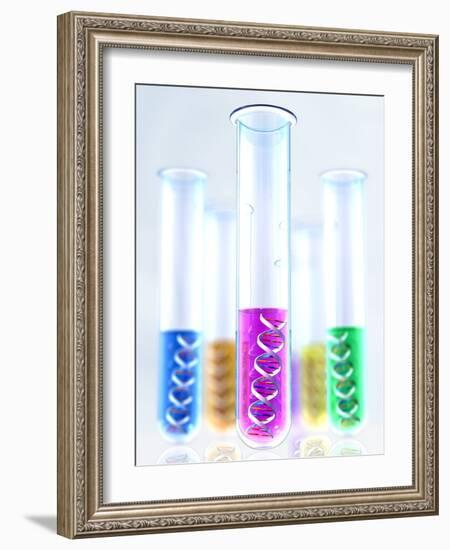 DNA Research-David Mack-Framed Photographic Print