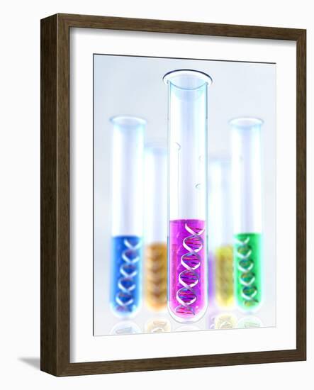 DNA Research-David Mack-Framed Photographic Print