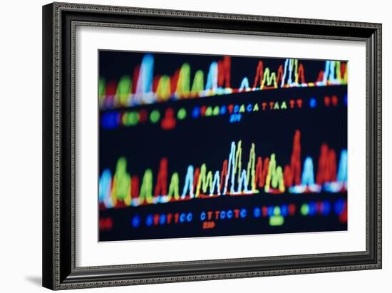 DNA Sequence-PASIEKA-Framed Photographic Print