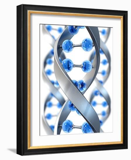 DNA Structure-David Mack-Framed Photographic Print